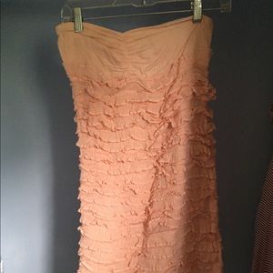 Strapless Light Pink Dress